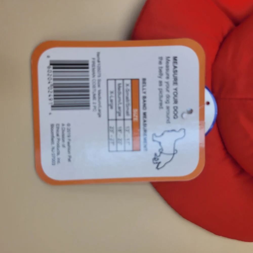 Size M/L Dog Or Cat Fashion Pet Halloween‎ Costume Fireman New
